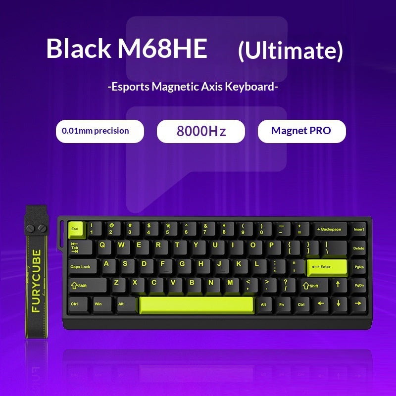 M68HE Professional Gaming Magnetic Axis Keyboard (US-Layout)