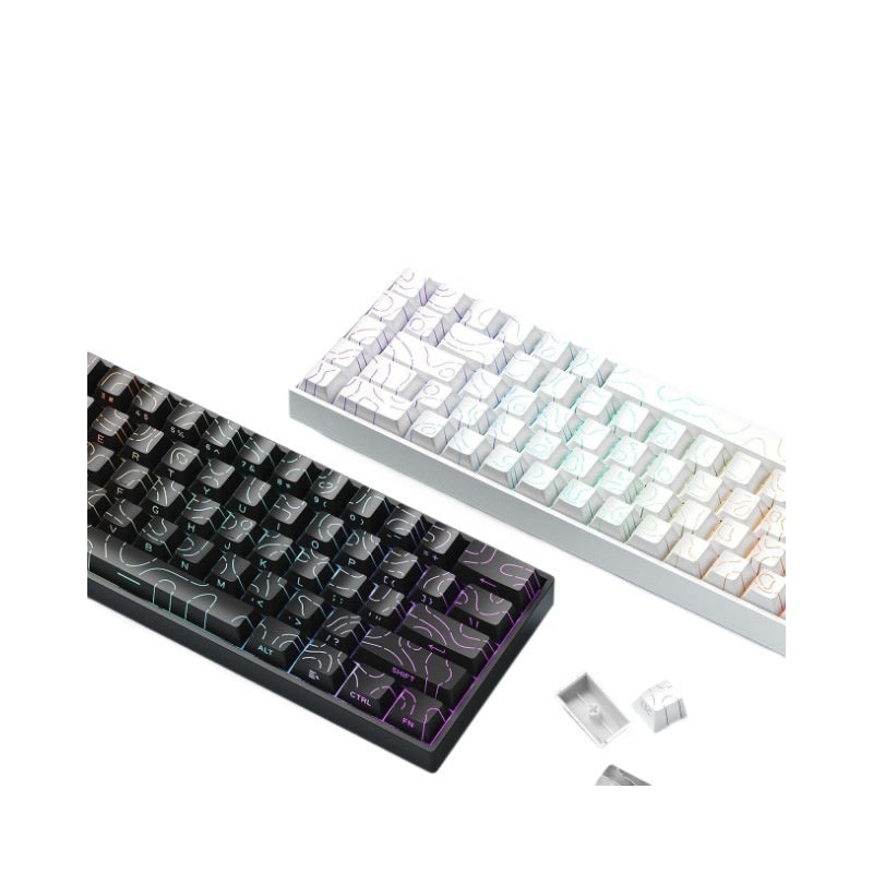 RGB Wired Tea-switch Portable Office Computer Keyboard For Gaming (US- Layout)