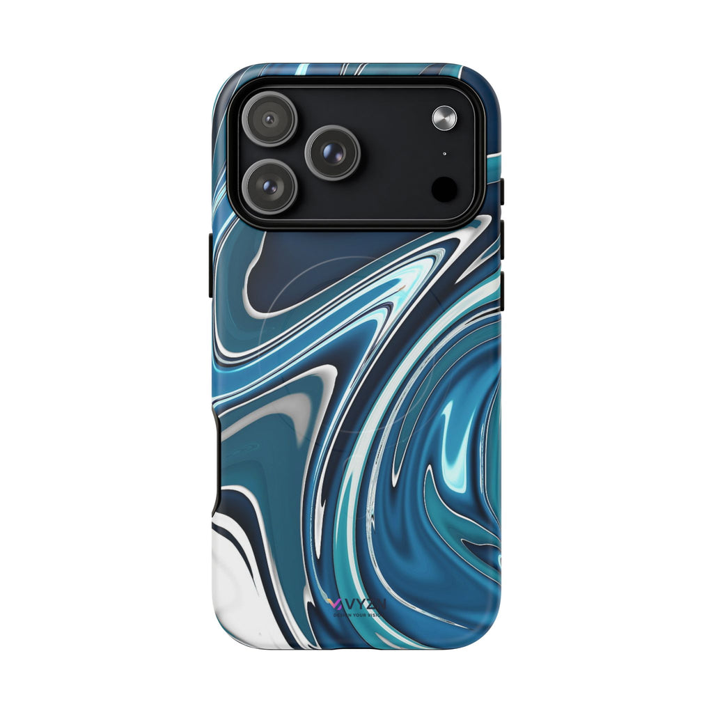 Tough Magnetic Cases / Blue dynamic / VYZN Design