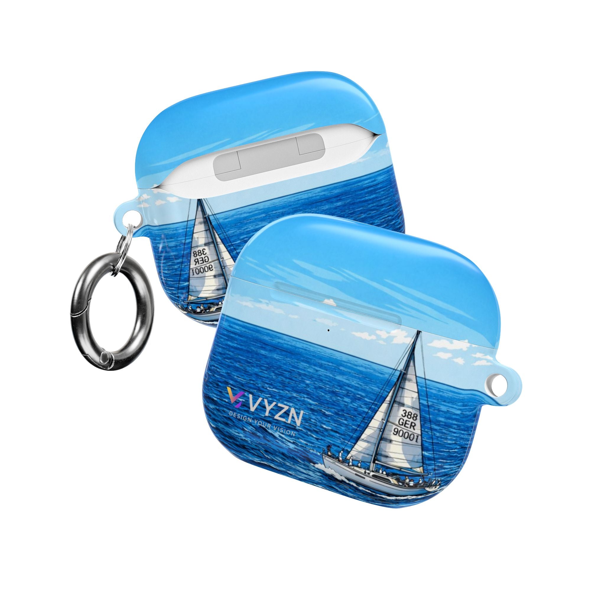AirPod Cases Blue Sailing