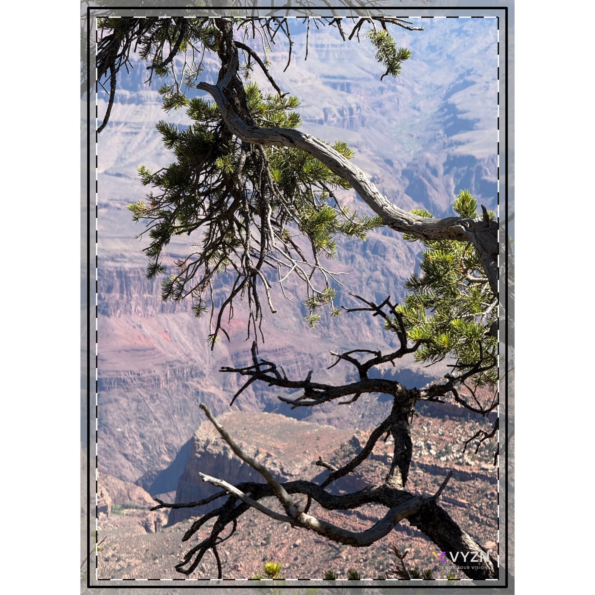 Woven Wall Tapestry / VYZN Design / Grand Canyon look