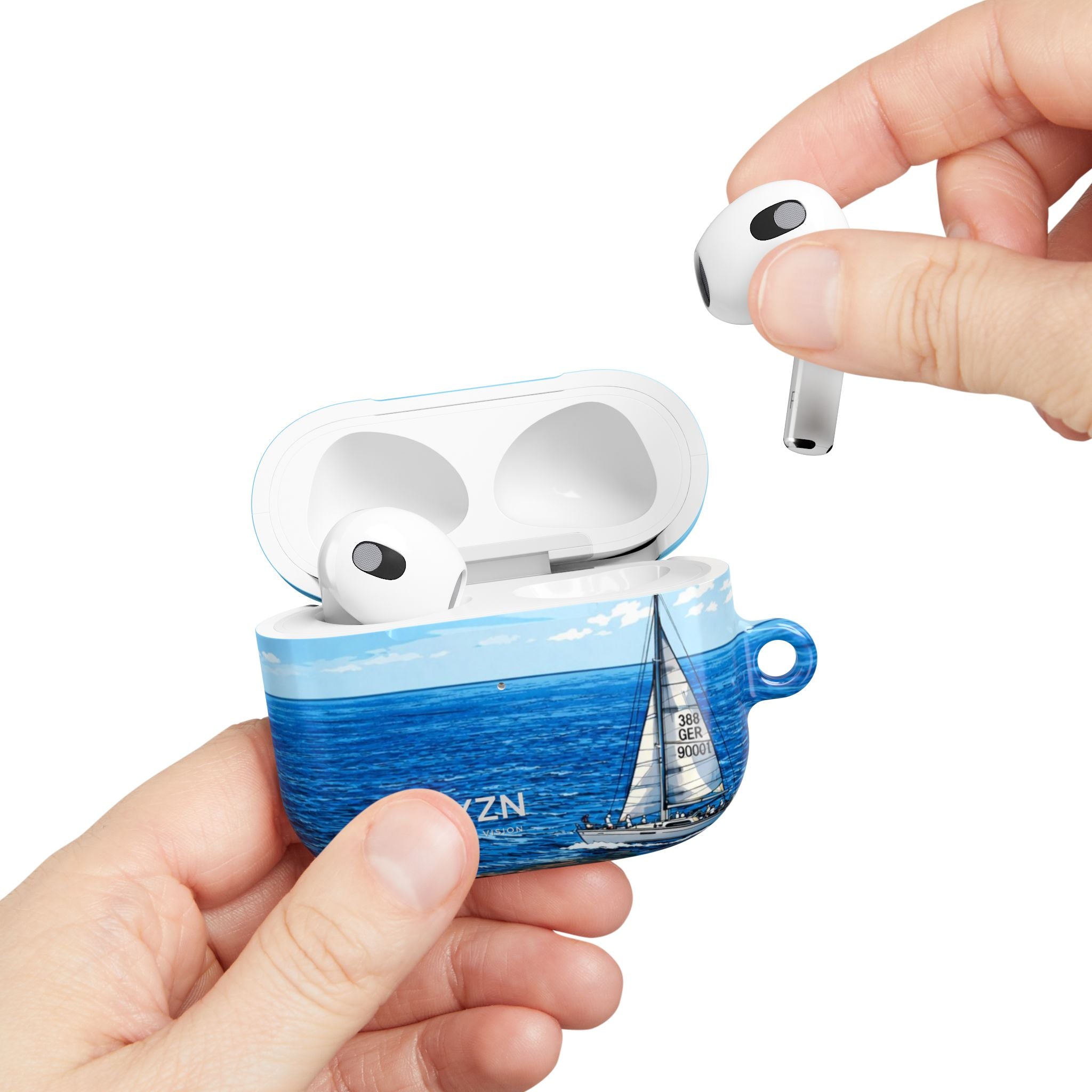 AirPod Cases Blue Sailing