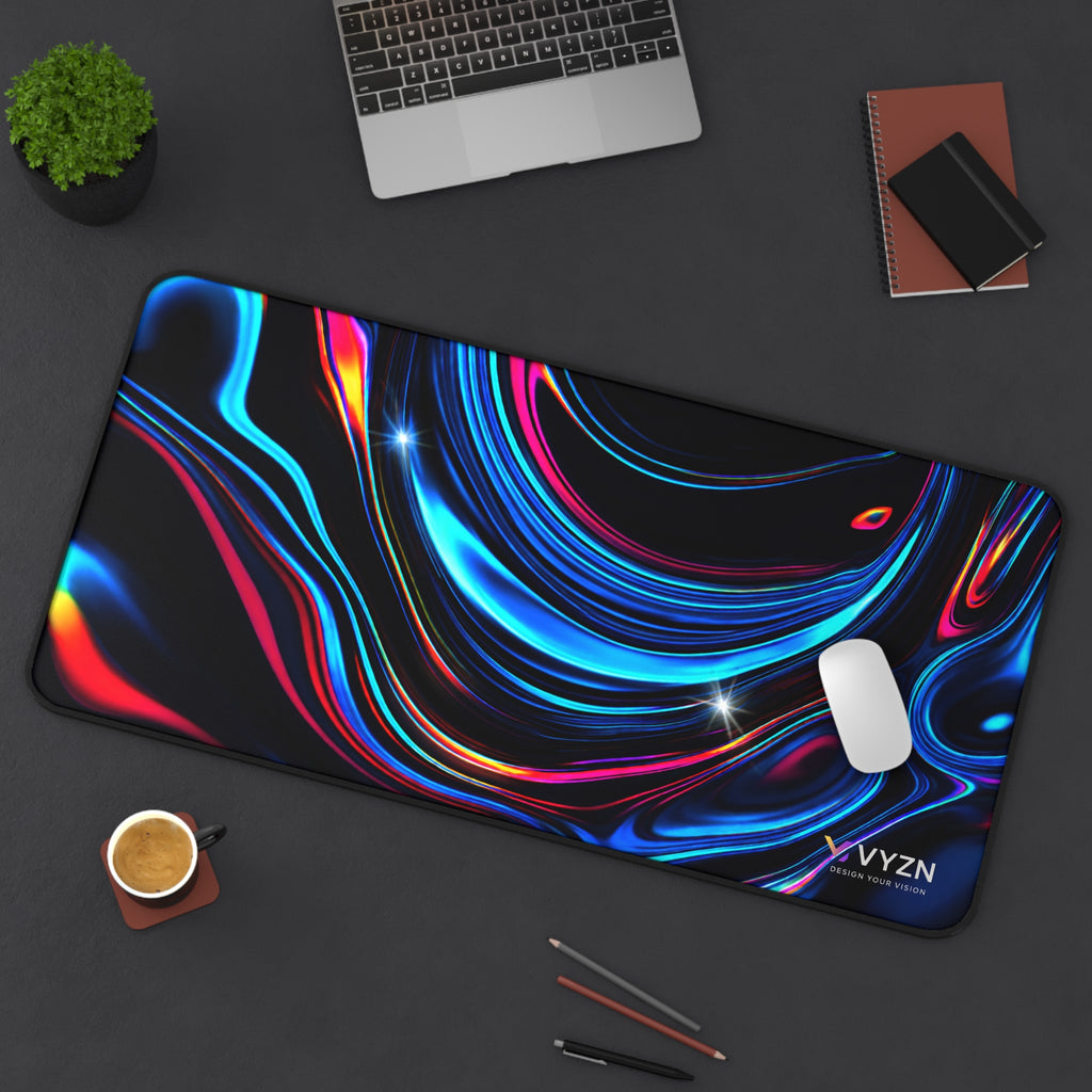 VYZN Design Mouse Pad / Liquid Blue and Red
