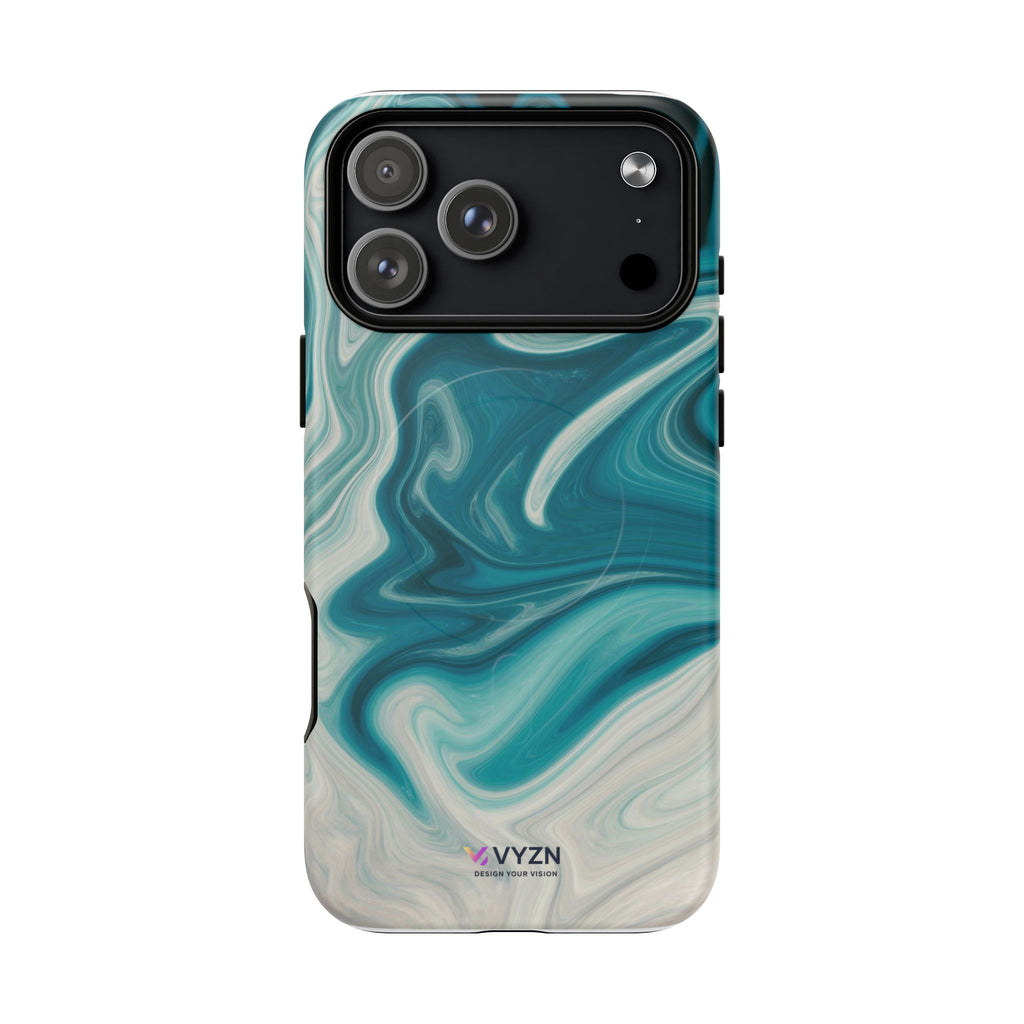 VYZN Design Smartphone Case Blue and White