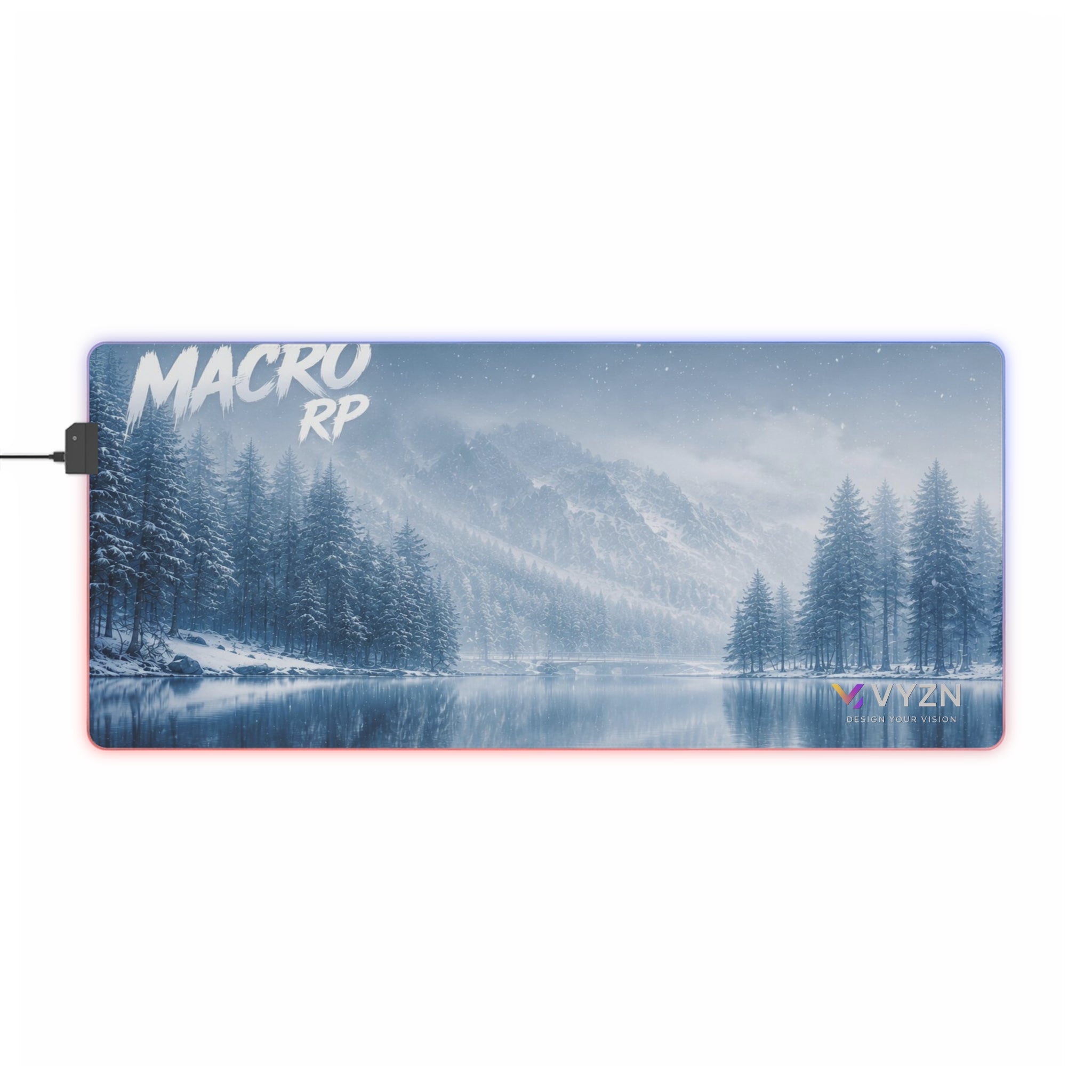 VYZN Design LED Gaming Mouse Pad Macro Edition