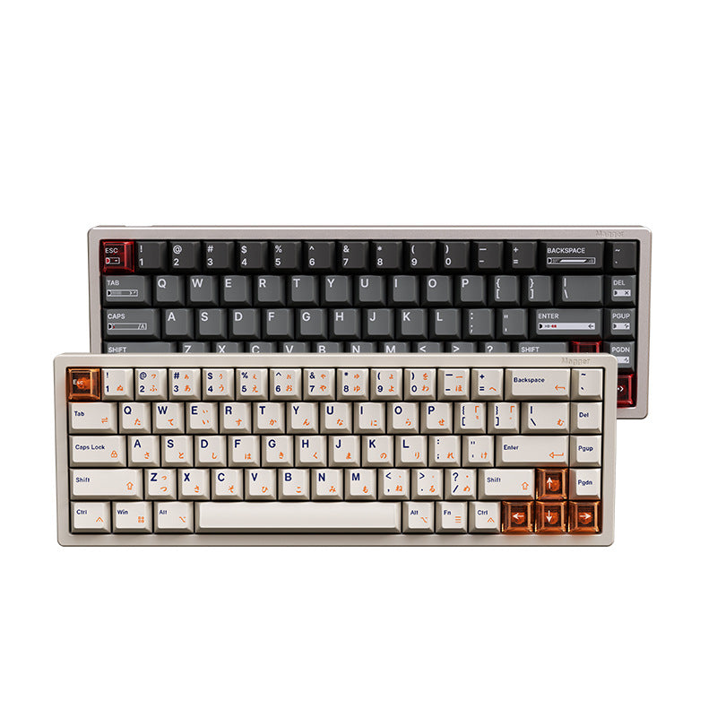 Magnetic White Porcelain Jade 68 Key Aluminum Tuo Keyboard