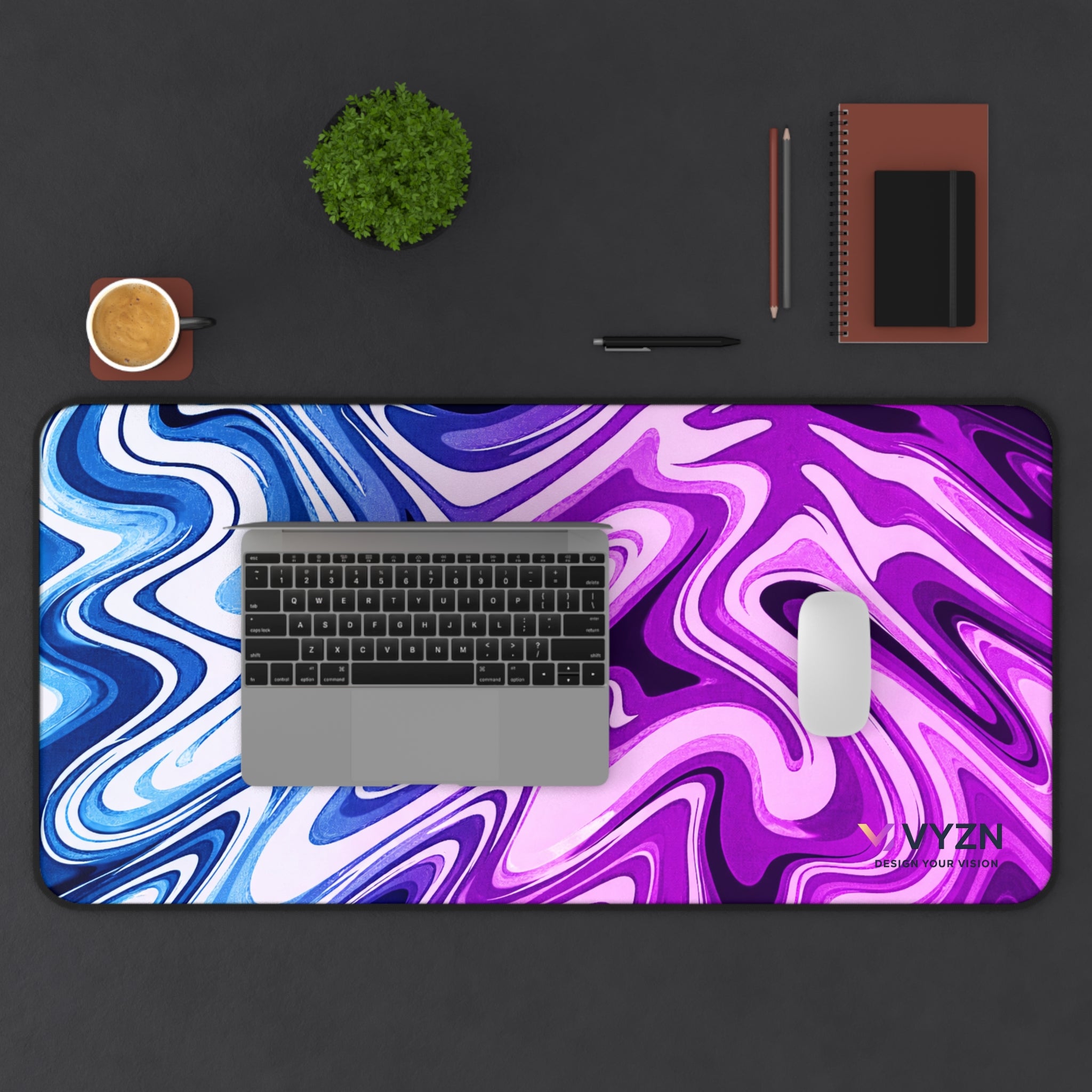 VYZN Design Mouse Pad / Blue and Pink Dreams Mixed