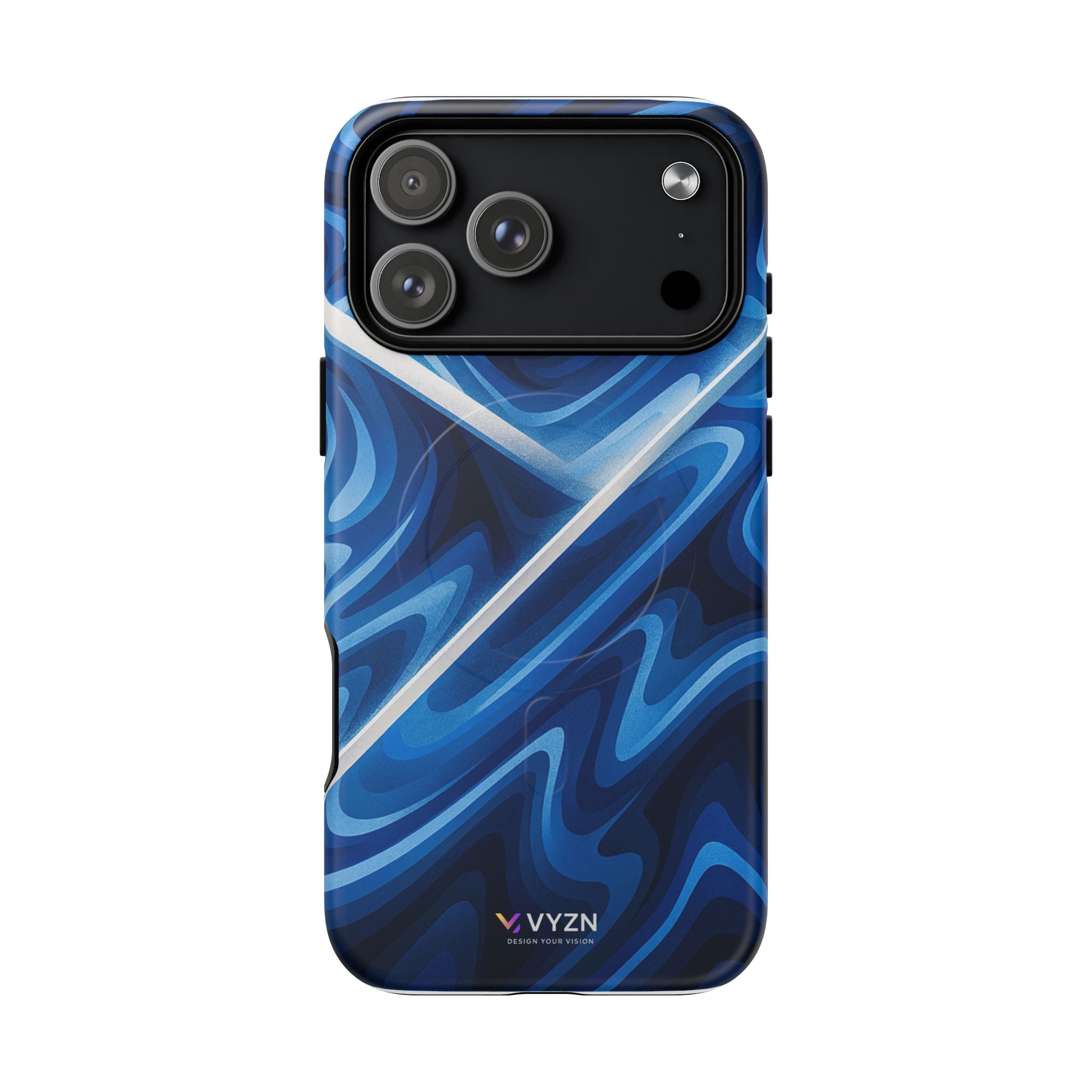Tough Magnetic Case Blue Waves with some detail