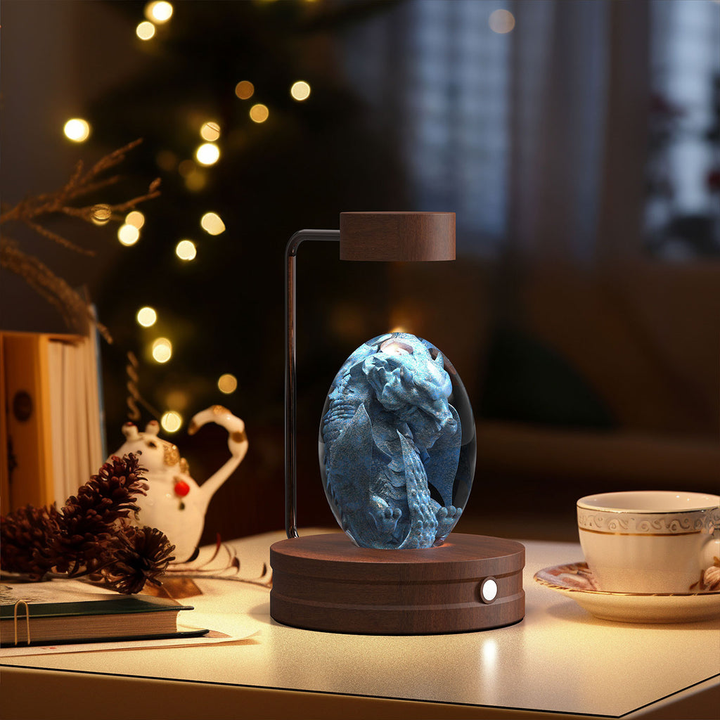 Kristallkugel Kosmischer Dinosaurier Indoor Nachtlicht USB Power Warm Licht