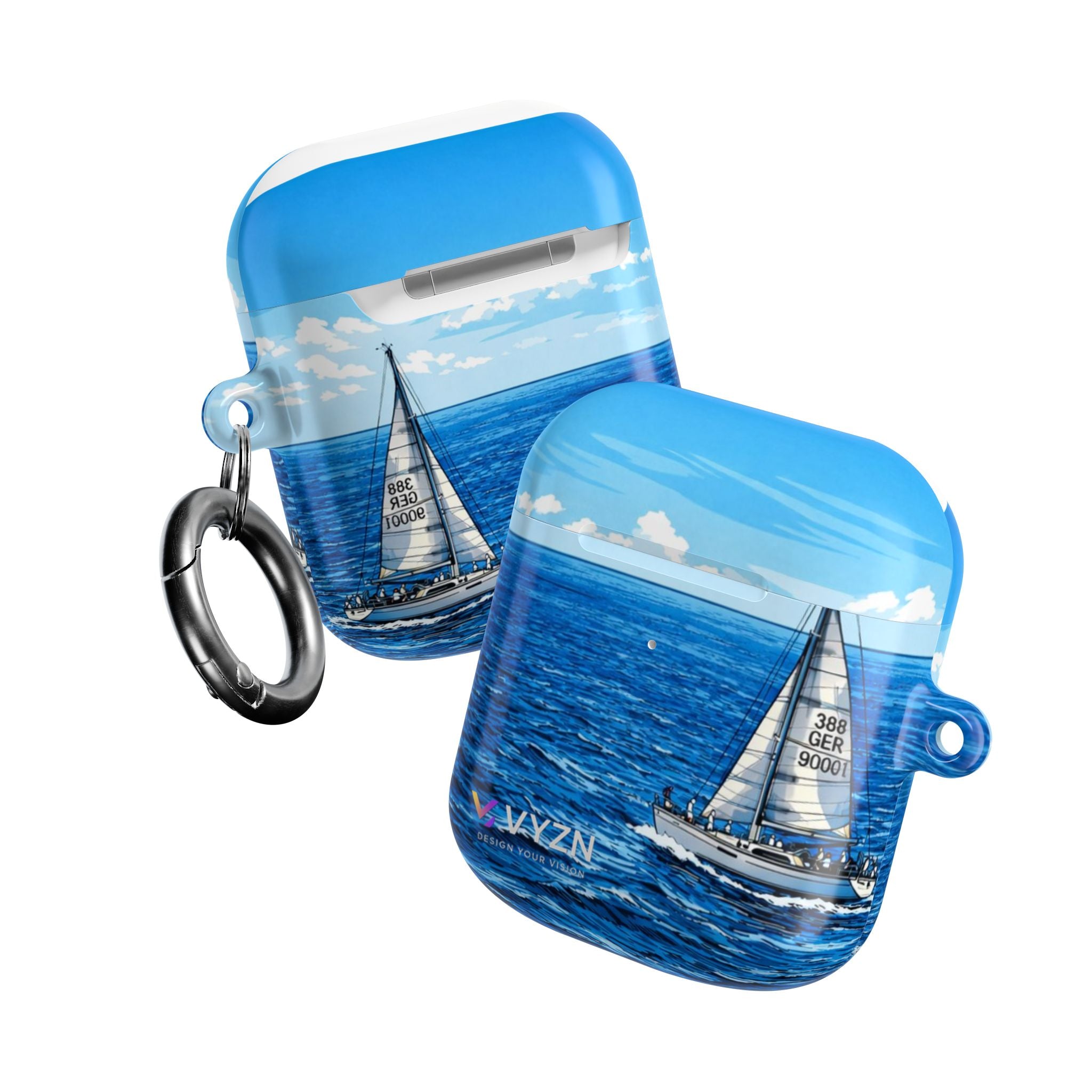 AirPod Cases Blue Sailing