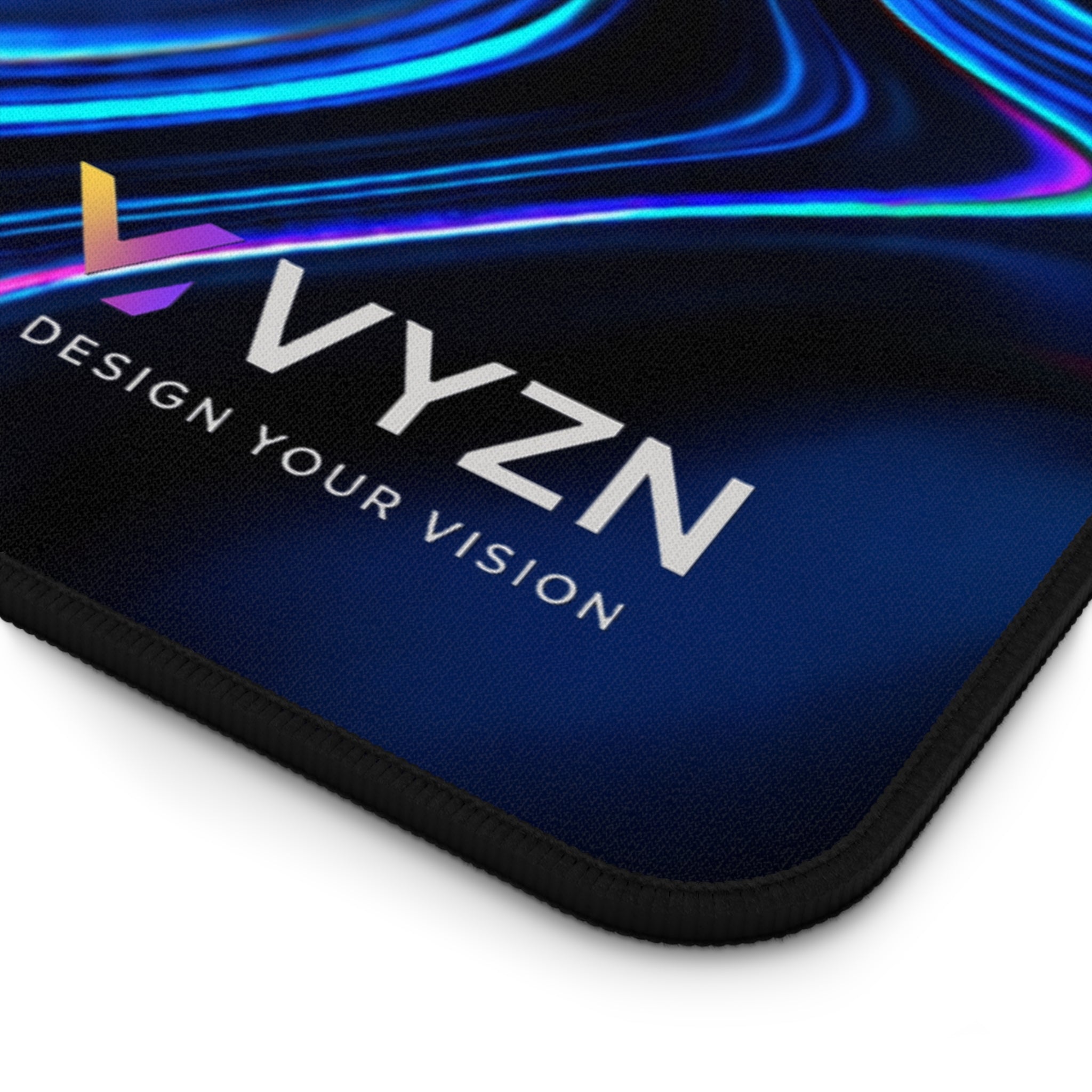 VYZN Design Mouse Pad / Liquid Blue and Red