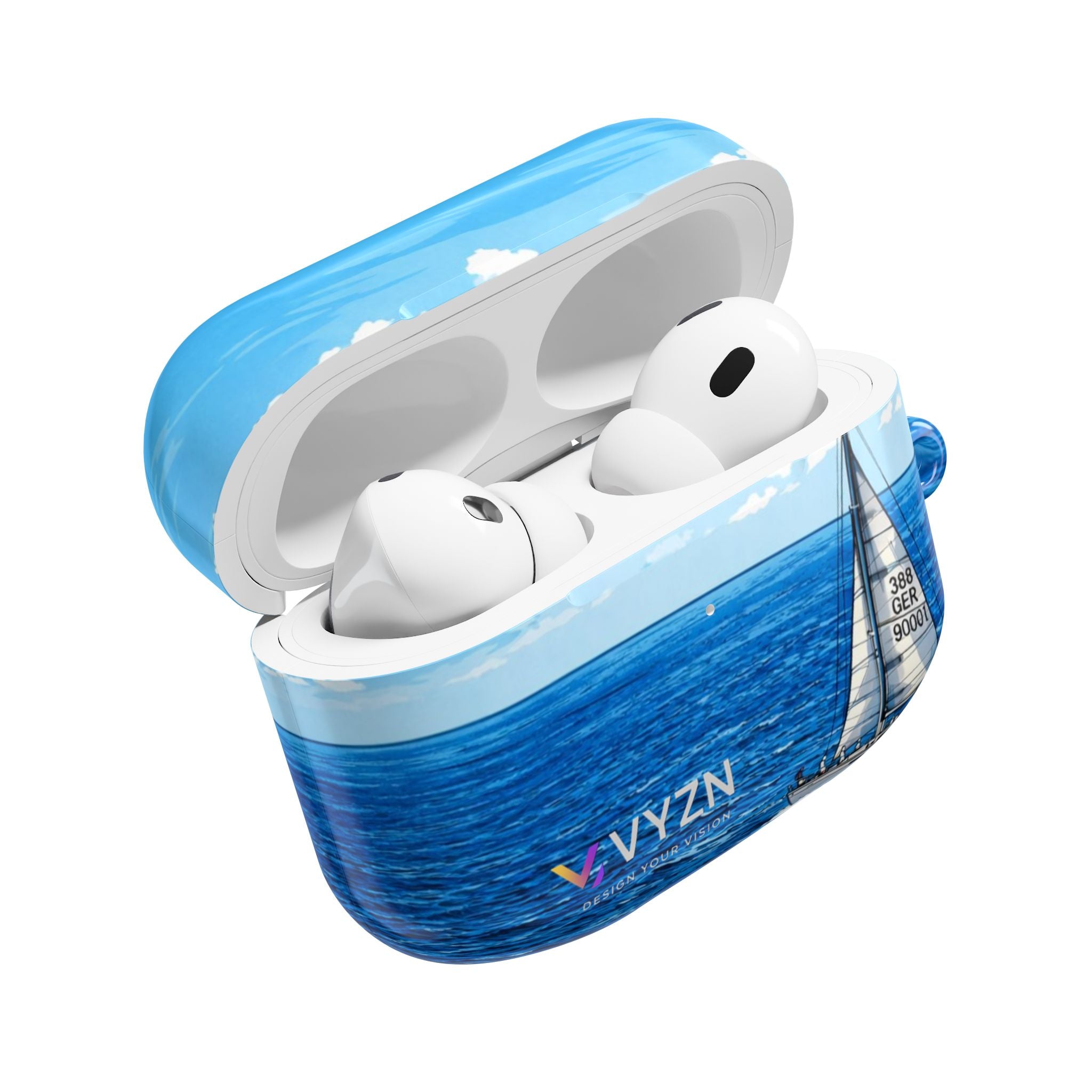 AirPod Cases Blue Sailing