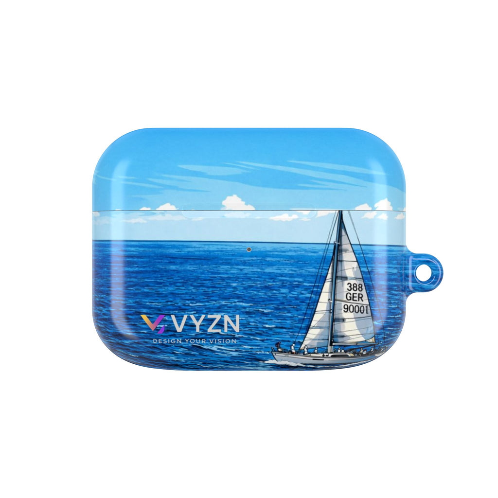 AirPod Cases Blue Sailing