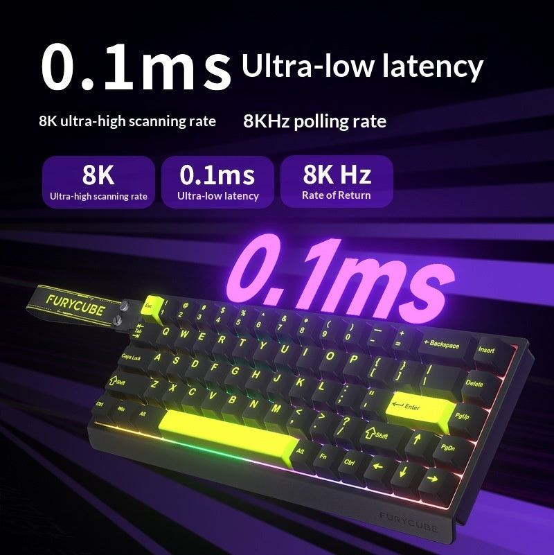 M68HE Professional Gaming Magnetic Axis Keyboard (US-Layout)