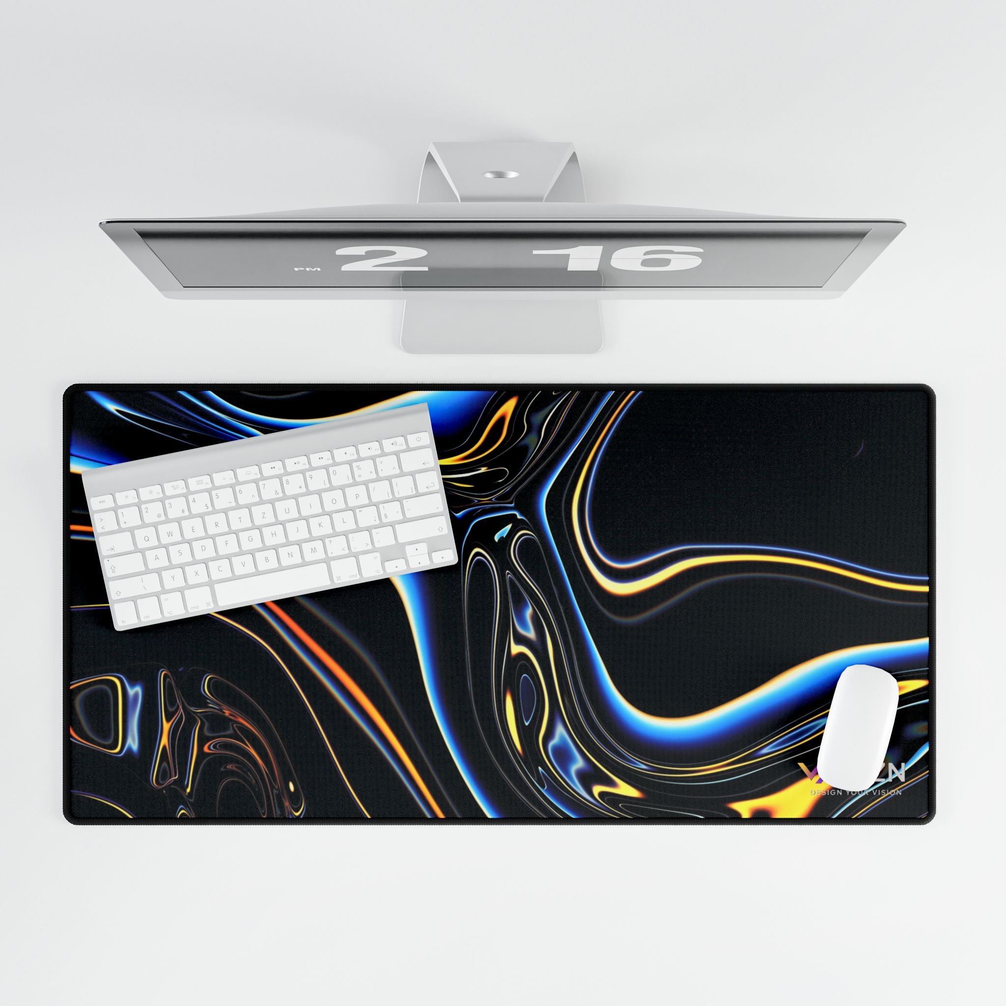 VYZN Design Yellow Glass Mouse Pad