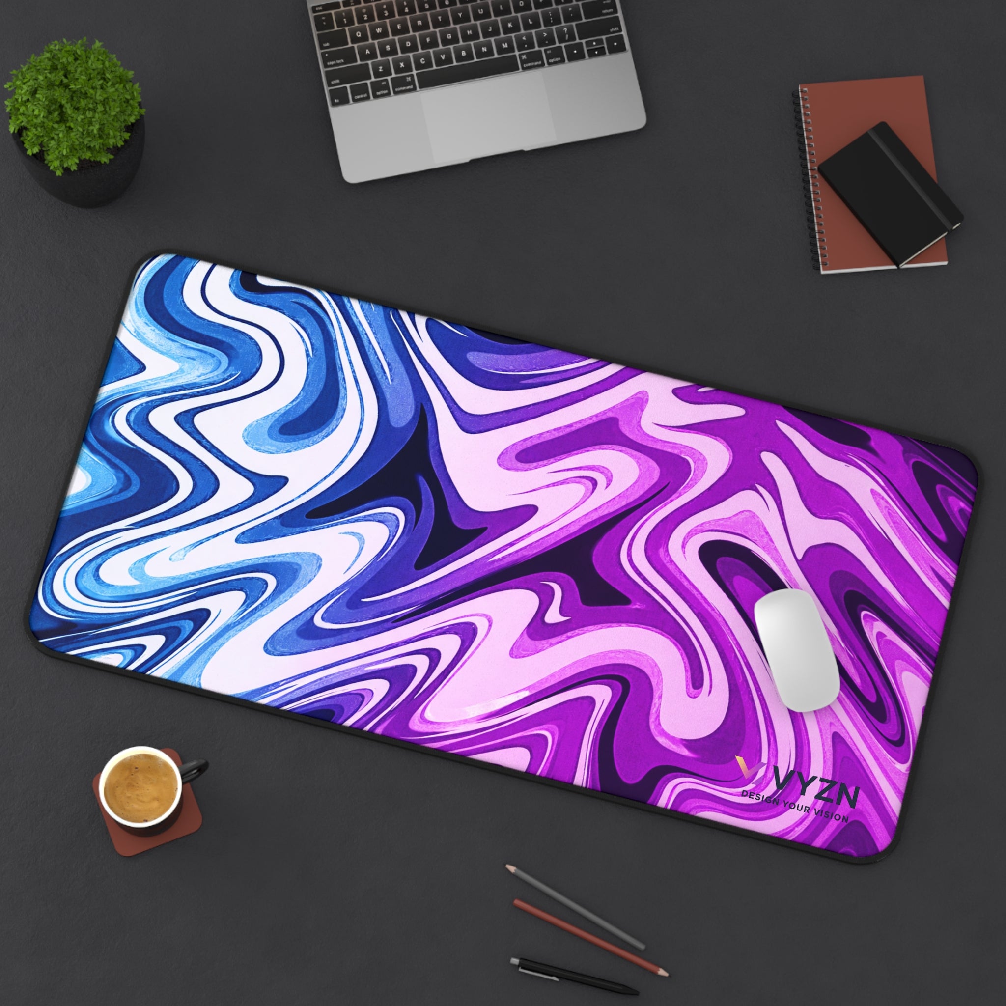 VYZN Design Mouse Pad / Blue and Pink Dreams Mixed