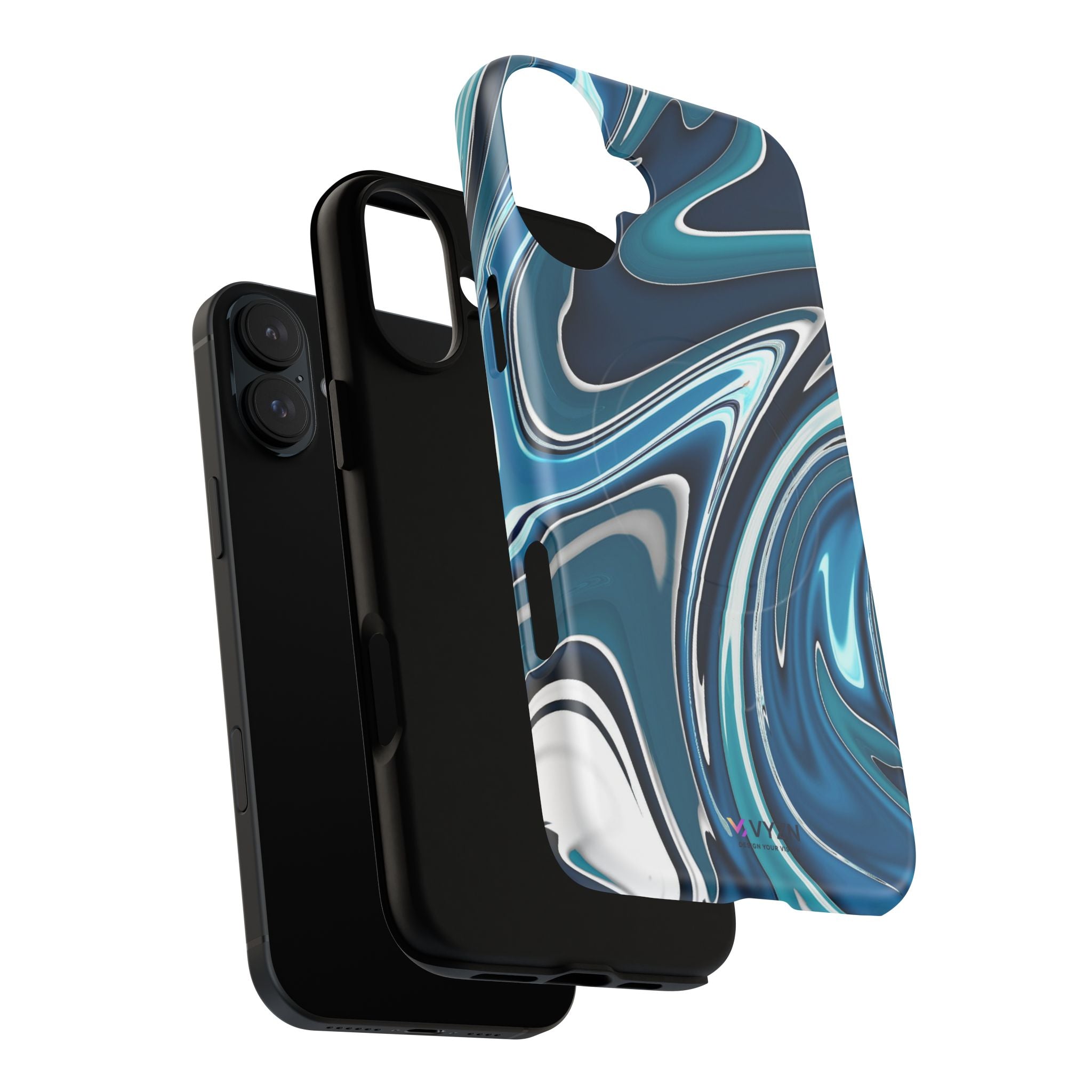 Tough Magnetic Cases / Blue dynamic / VYZN Design