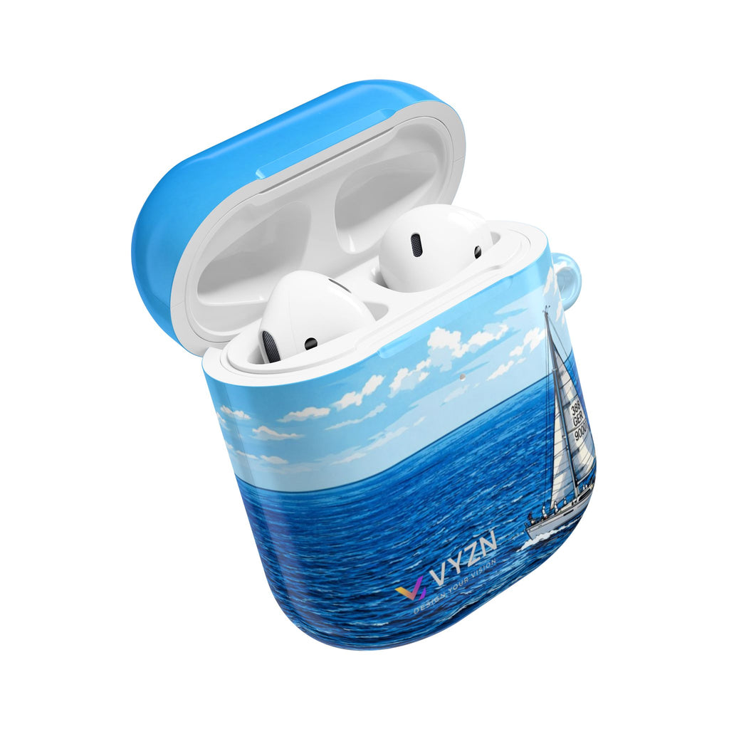 AirPod Cases Blue Sailing