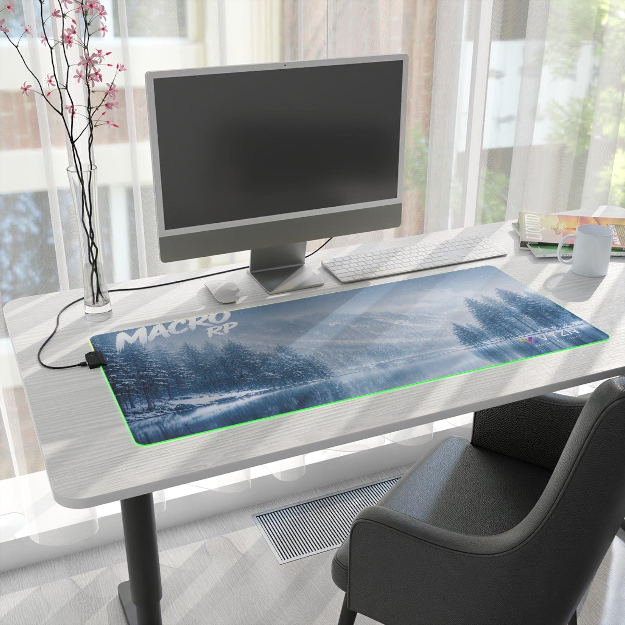 VYZN Design LED Gaming Mouse Pad Macro Edition