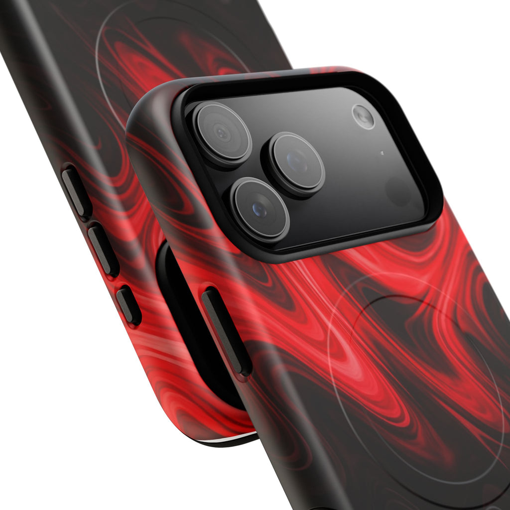 Tough Magnetic Cases / Red Waves / VYZN Design