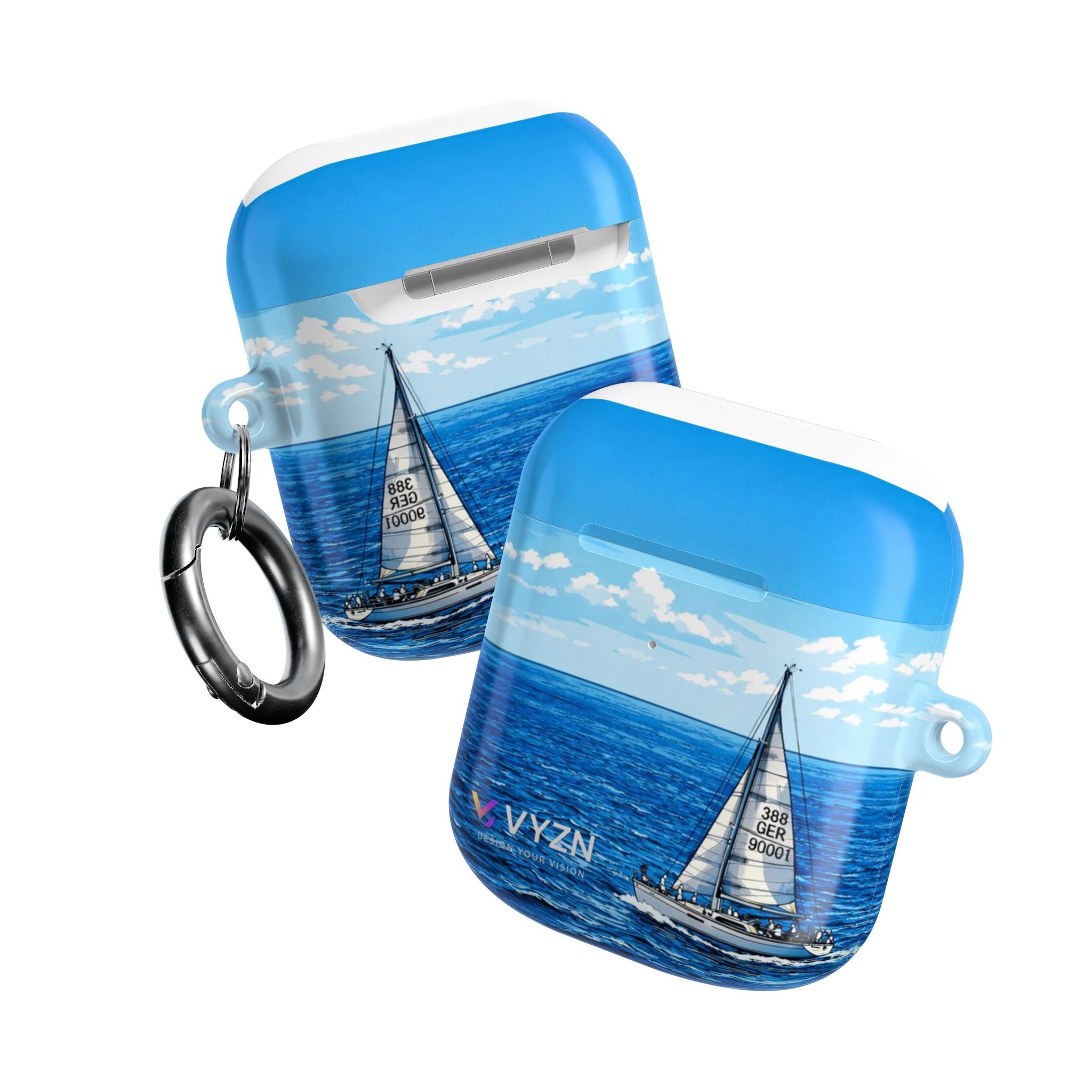 AirPod Cases Blue Sailing