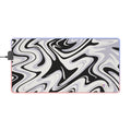 VYZN Design LED Gaming Mouse Pad Black and White
