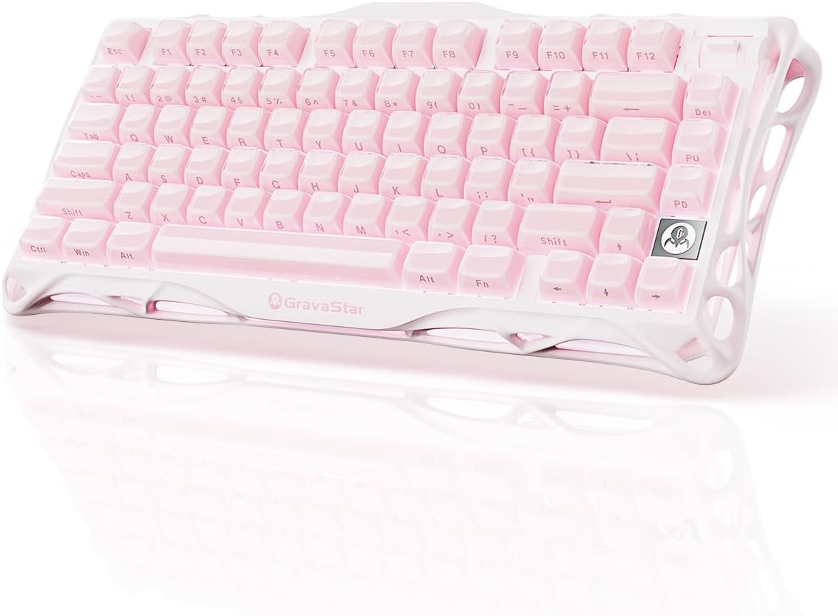GravaStar Mercury K1 75% Mechanische Gaming Tastatur  Layout (DE)
