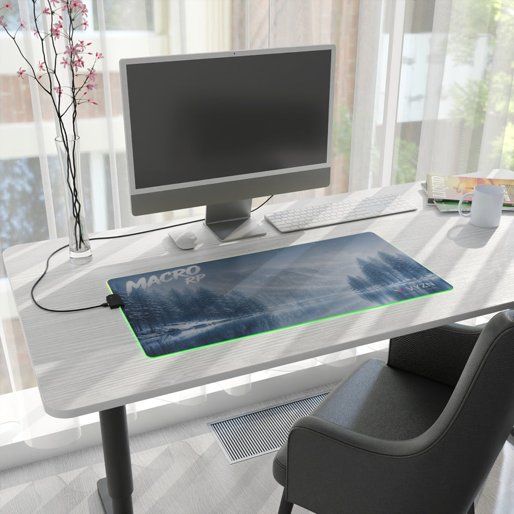 VYZN Design LED Gaming Mouse Pad Macro Edition