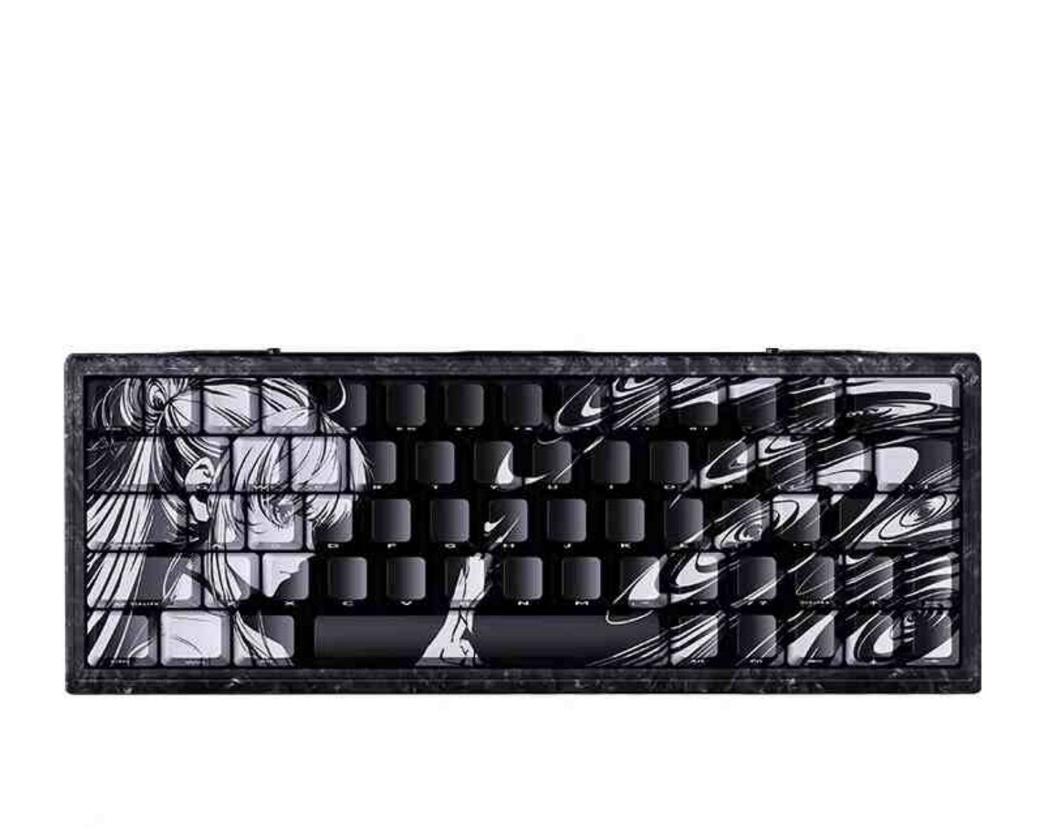 Integrated Forged Carbon Magnetic Shaft Gaming Keyboard (US-Layout)