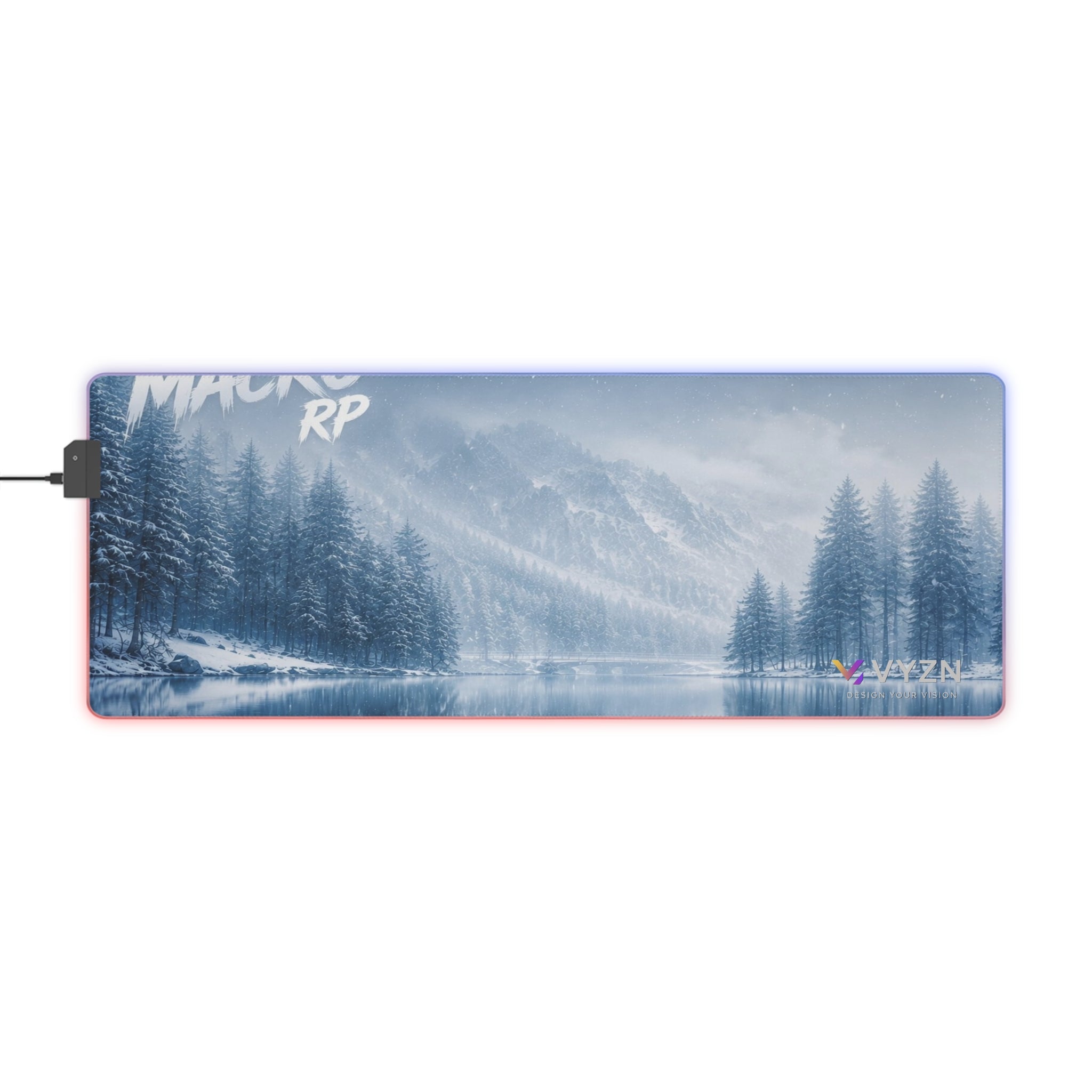 VYZN Design LED Gaming Mouse Pad Macro Edition