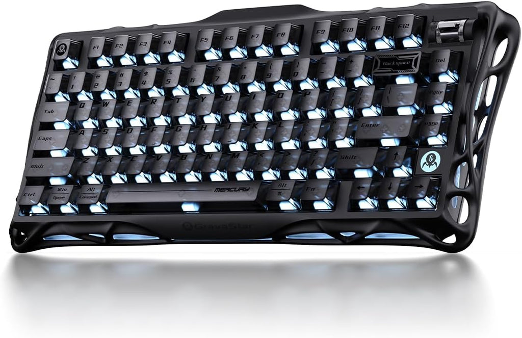 GravaStar Mercury K1 75% Mechanische Gaming Tastatur  Layout (DE)