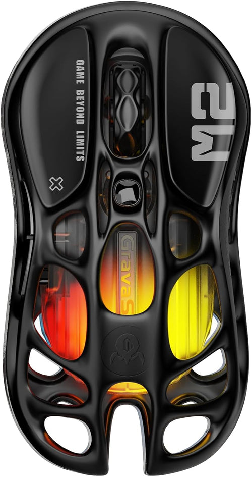 GravaStar Mercury M2 Transparent – Kabellose Gaming-Maus