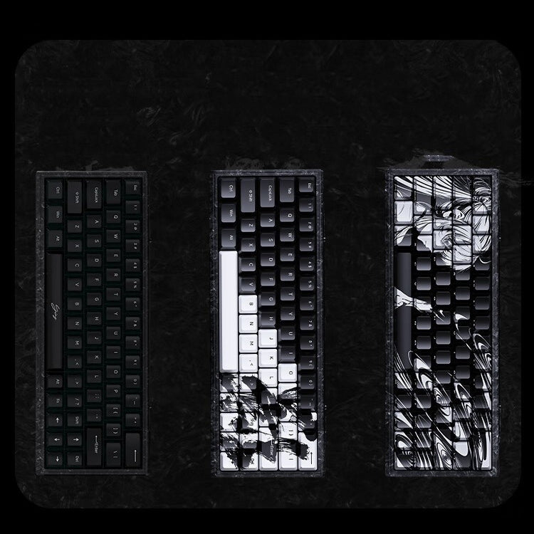 Integrated Forged Carbon Magnetic Shaft Gaming Keyboard (US-Layout)