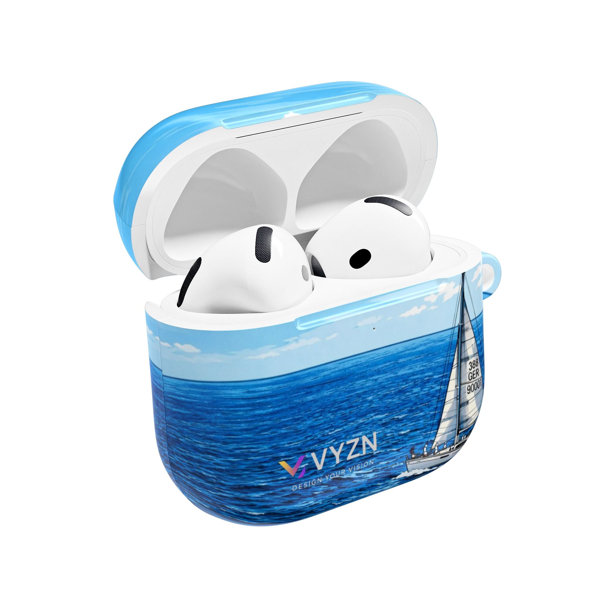 AirPod Cases Blue Sailing