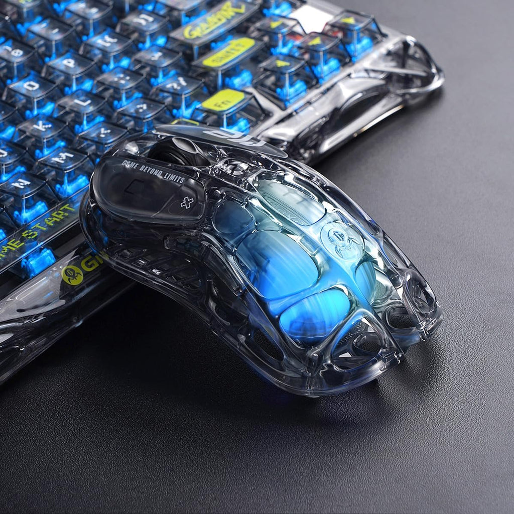 GravaStar Mercury M2 Transparent – Kabellose Gaming-Maus