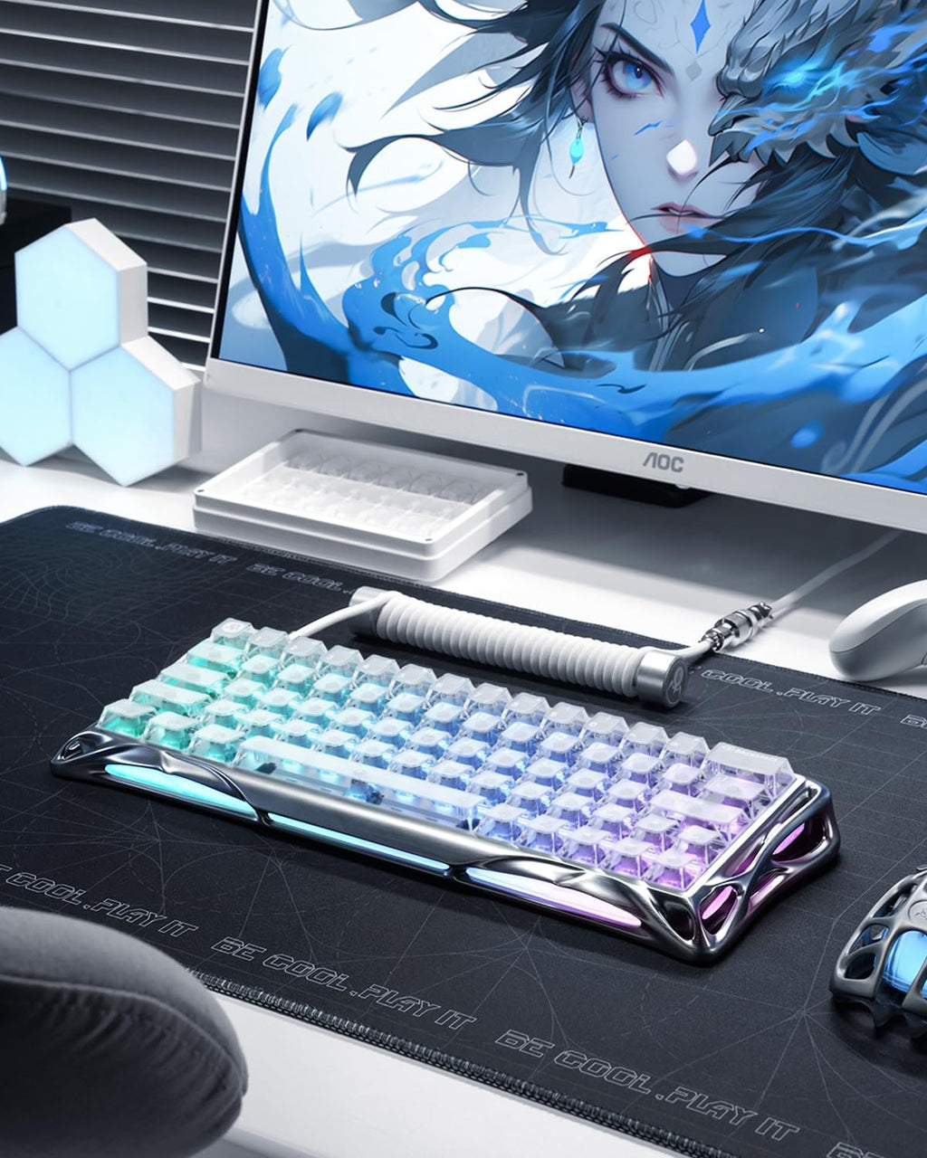 GravaStar Mercury V60 Pro 60% Hall Effect Gaming Tastatur (US-Layout)