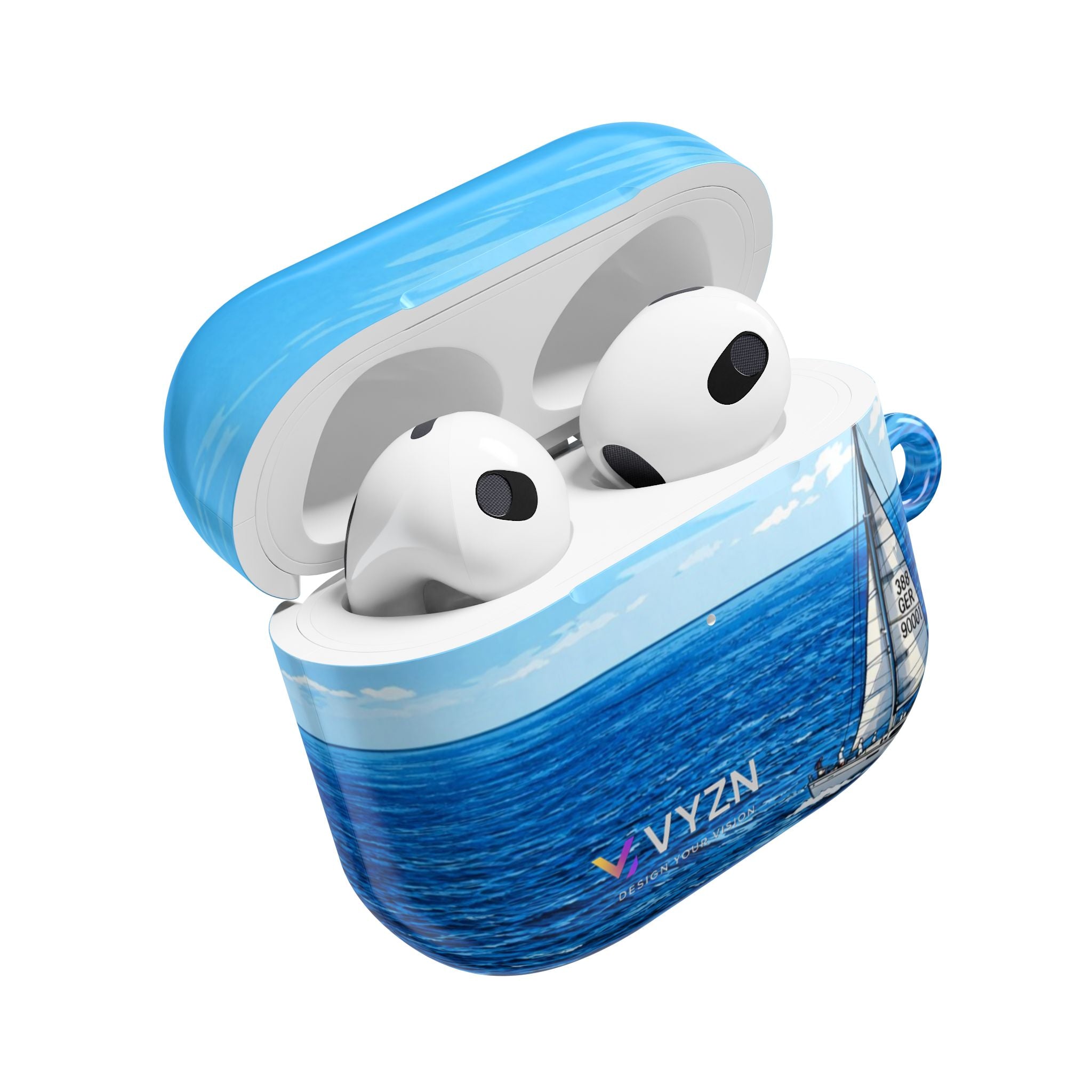 AirPod Cases Blue Sailing
