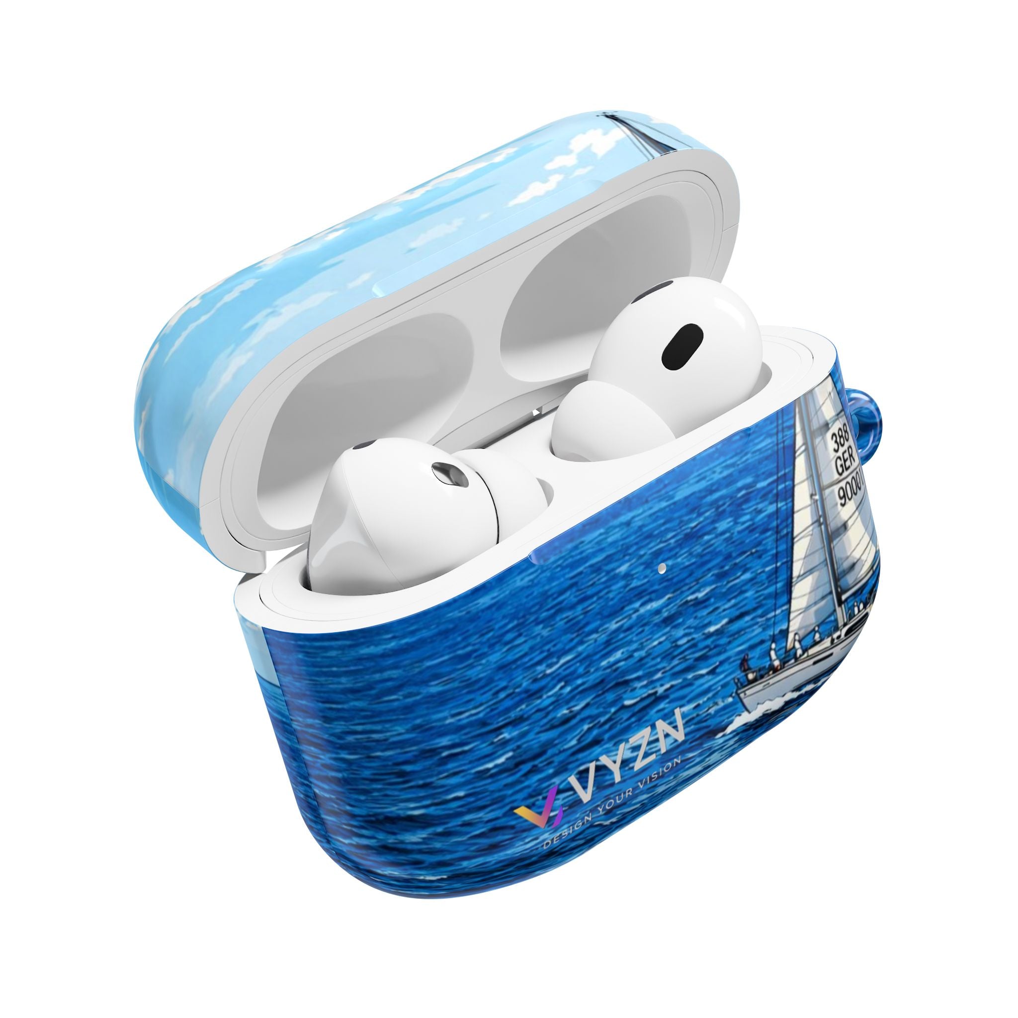 AirPod Cases Blue Sailing