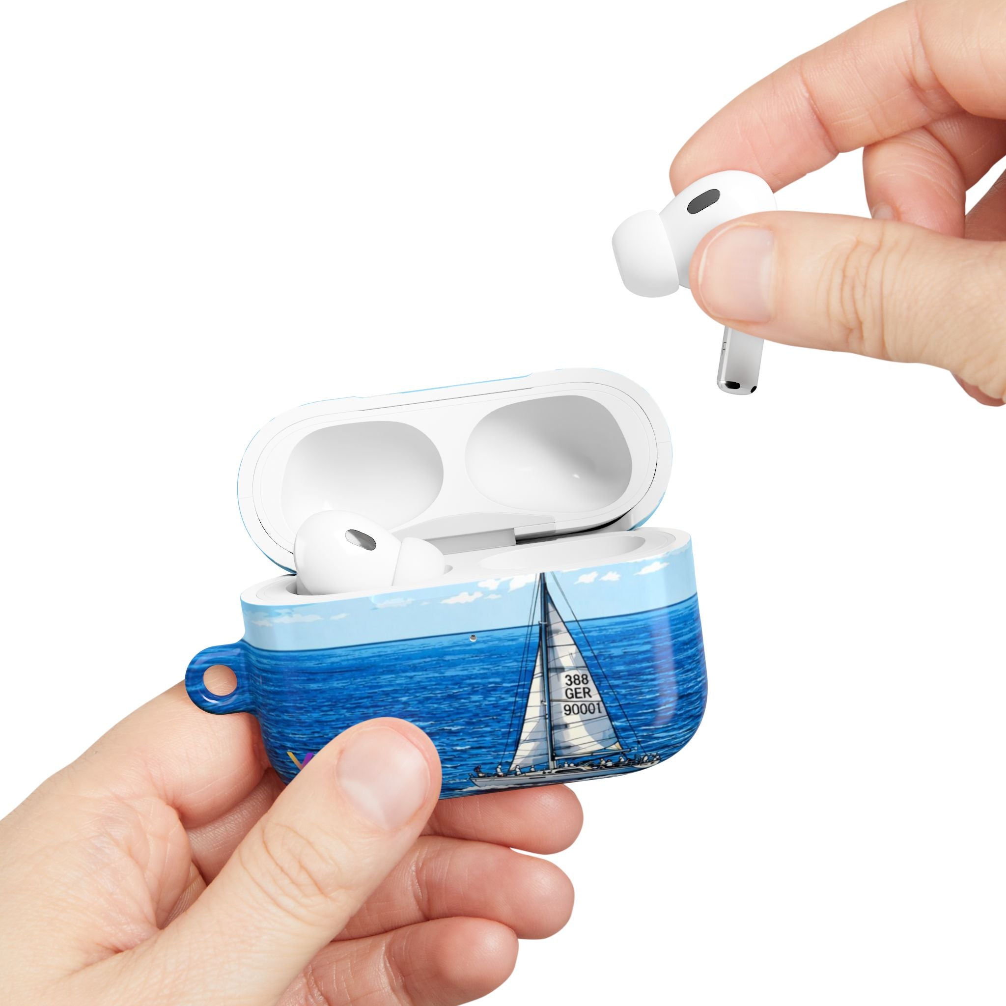 AirPod Cases Blue Sailing