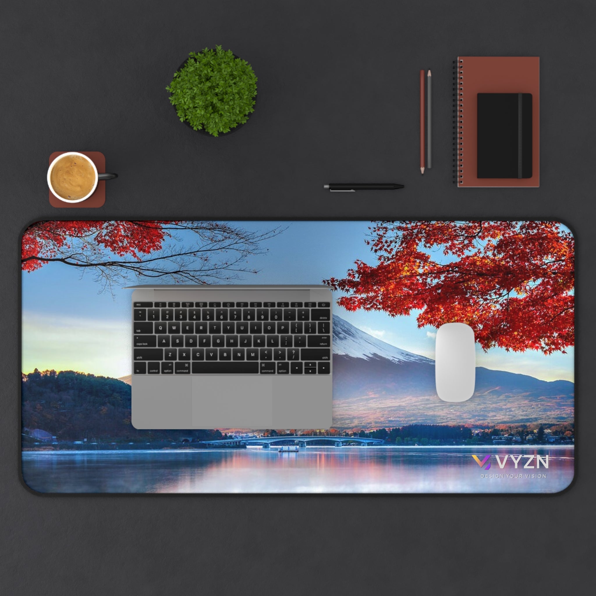 VYZN Design Mouse Pad / Fuji  Mountain in autumn