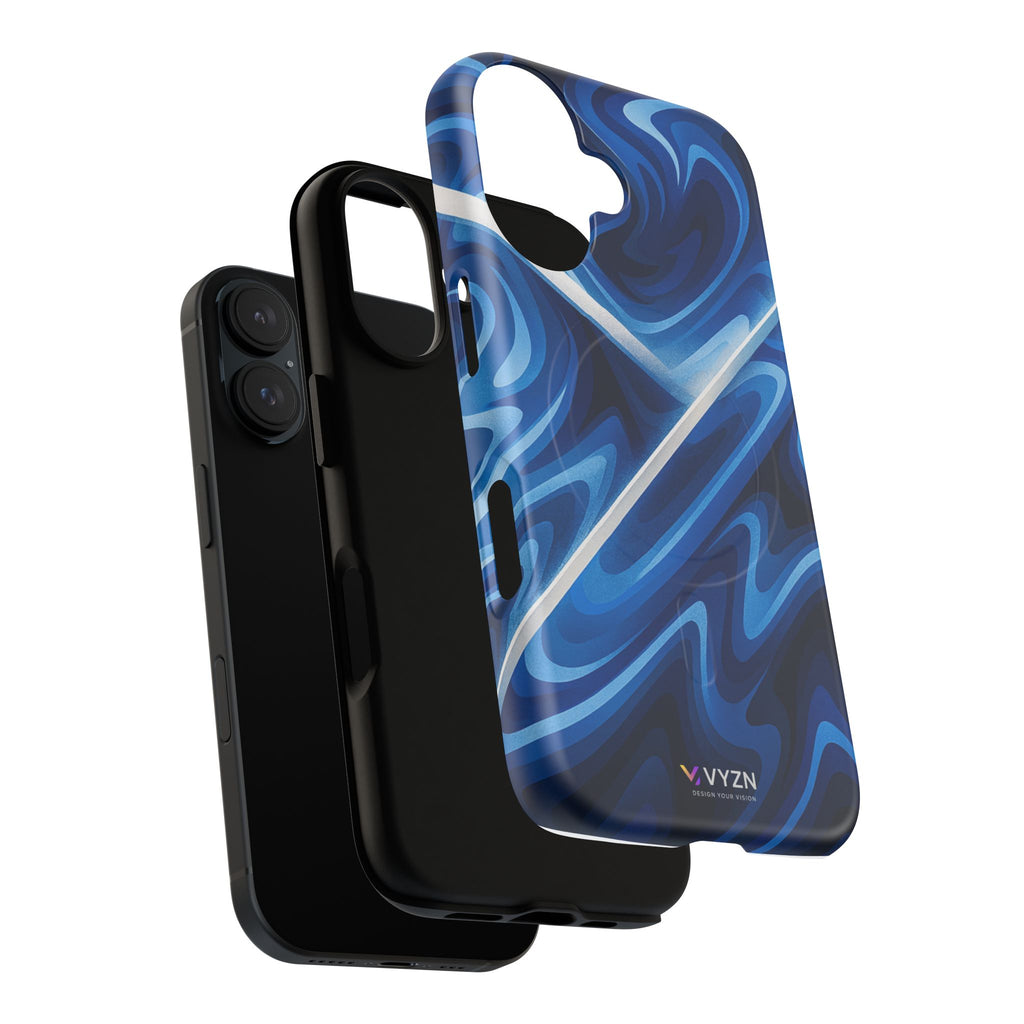 Tough Magnetic Case Blue Waves with some detail