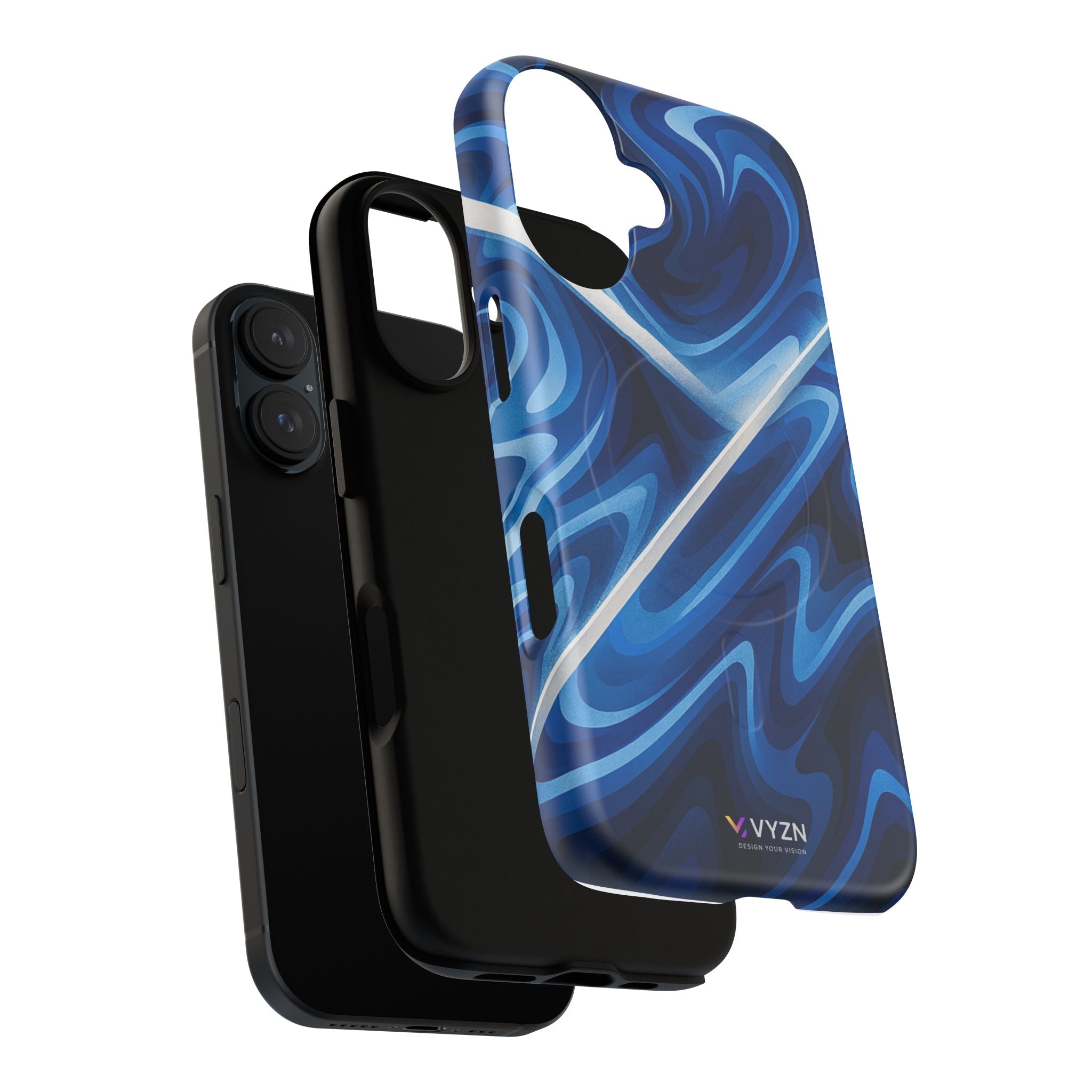Tough Magnetic Case Blue Waves with some detail