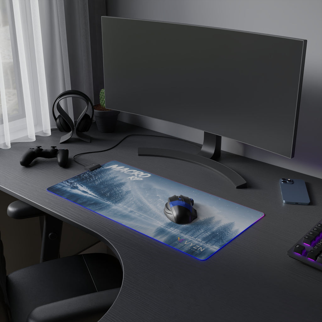 VYZN Design LED Gaming Mouse Pad Macro Edition
