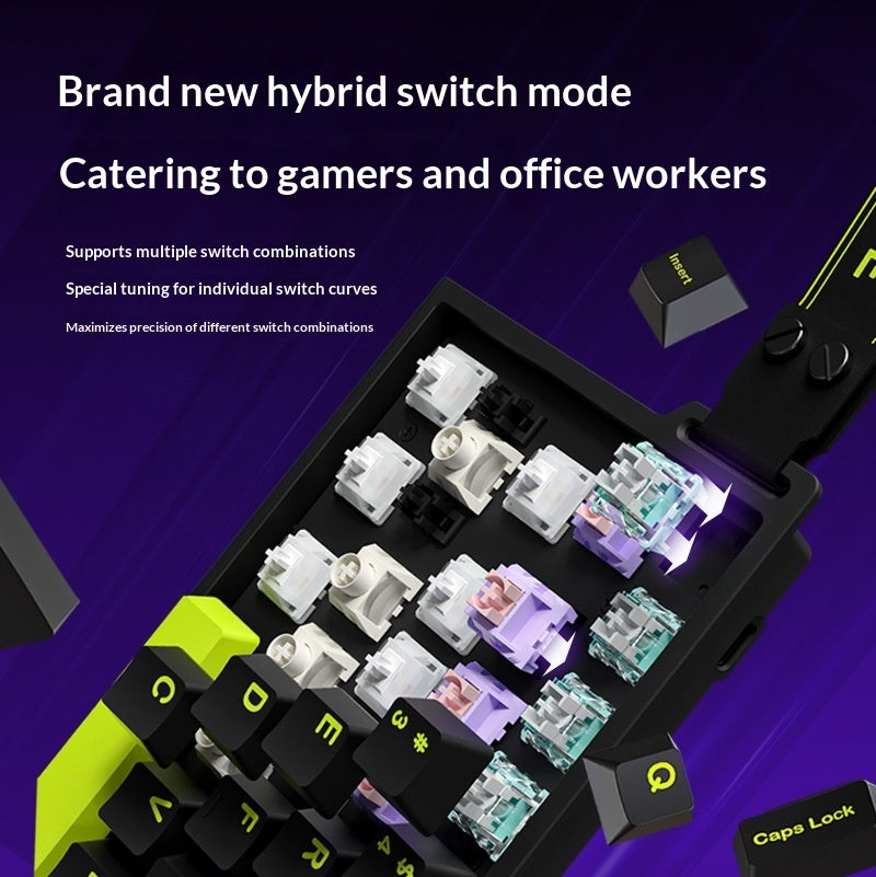 M68HE Professional Gaming Magnetic Axis Keyboard (US-Layout)