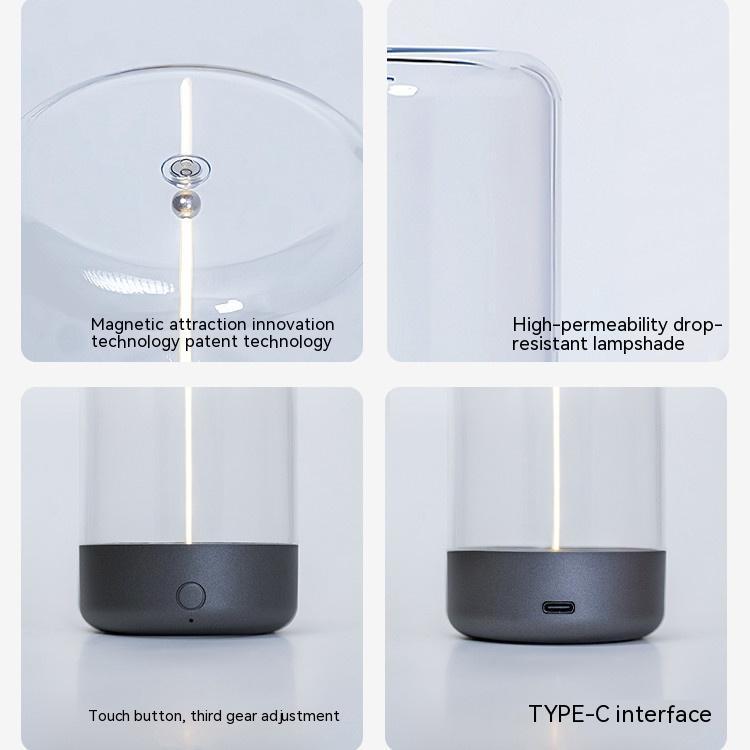 LED Camping Licht Typ-c Wiederaufladbares tragbares Nachtlicht mit hoher Transparenz