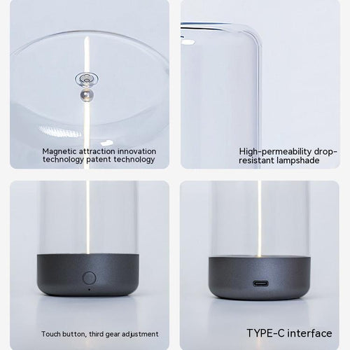 LED Camping Licht Typ-c Wiederaufladbares tragbares Nachtlicht mit hoher Transparenz