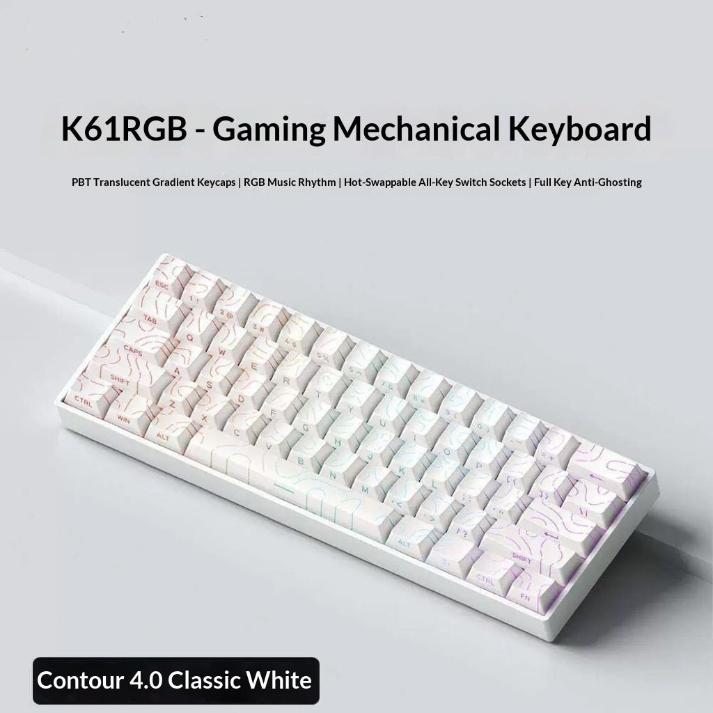 RGB Wired Tea-switch Portable Office Computer Keyboard For Gaming (US- Layout)