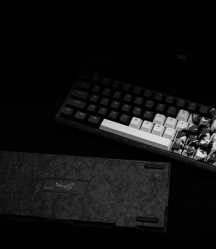 Integrated Forged Carbon Magnetic Shaft Gaming Keyboard (US-Layout)